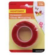 Double Sided Mounting Tape 18mm X 2m - Light Market