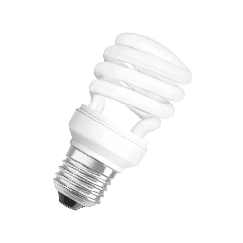 E27 12w Fluorescent Spiral Bulb 6000k - Light Market
