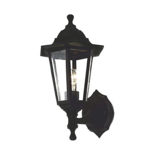 E27 14w Outdoor Wall Lantern Black L320 Bright Star - Light Market