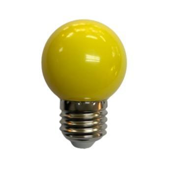 E27 2w Yellow Golf Ball Bulb - Light Market