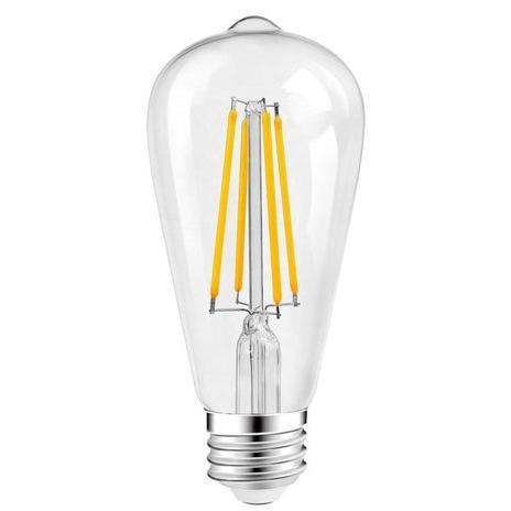 E27 4W ST64 LED Filament bulb 6500k - Light Market