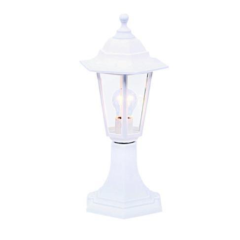 E27 60w Outdoor Pillar Lantern White L204 Bright Star - Light Market