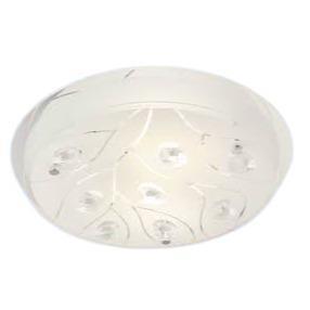 E27 60w x 3 Round Glass ceiling Light Cf361L Bright Star - Light Market