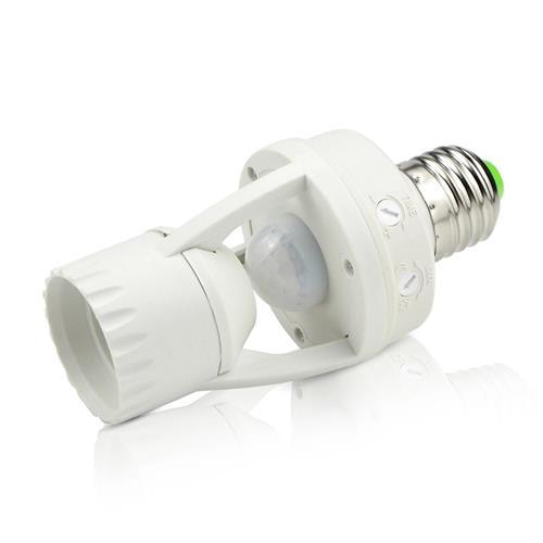 E27 lamp holder with infrared and day night motion sensor FO-Z893 - Light Market
