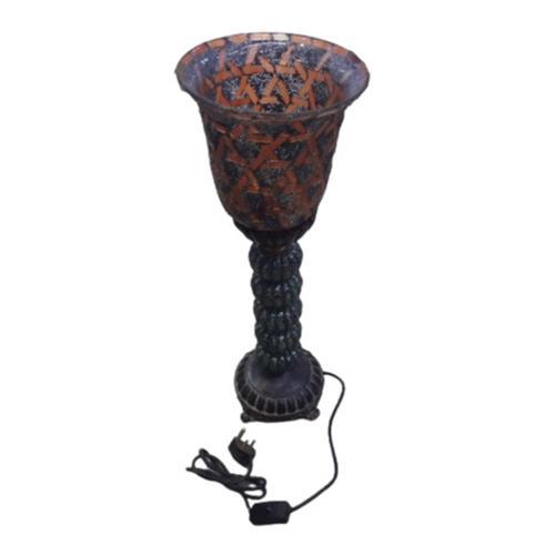 E27 Mosaic Table Lamp Crackle Orange Bing Light - Light Market