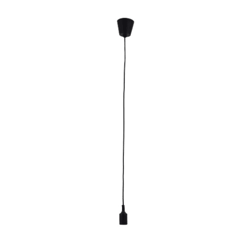 E27 Pendant Light Holder Black HT-BE27 - Light Market