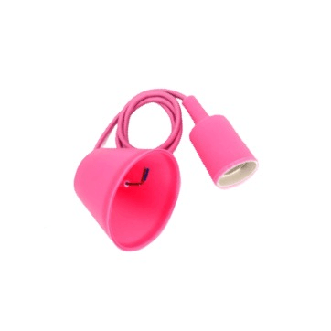 E27 Pendant Light Holder Pink HT-BE27 - Light Market