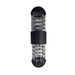 E27 Wall Lamp Double Round Black A0331 SB - Light Market
