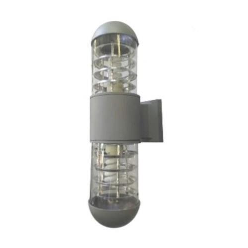 E27 Wall Lamp Double Round Grey YB-A0607 SV - Light Market