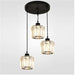E27x3 Round Pendant Metal Lamp DRSPE84 - Light Market