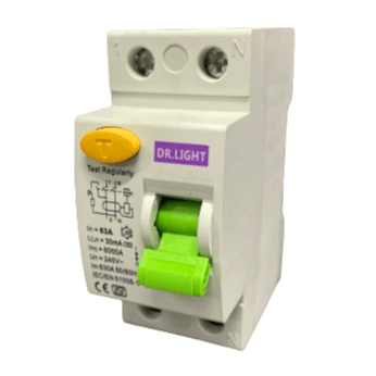 Earth Leakage 2 Pole 63A Dr Light - Light Market
