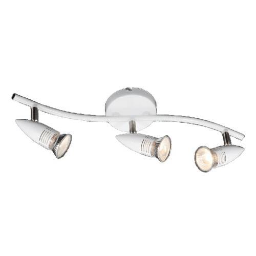 Gu10 50w x 3 Spotlight Fitting White S150/3 Bright Star - Light Market