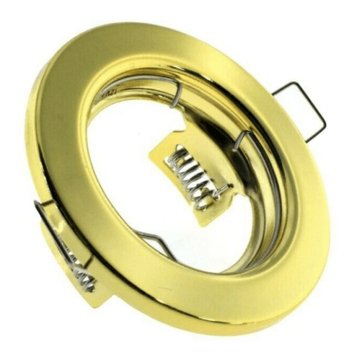 GU10 downlight fixed fitting (Brass) - Light Market