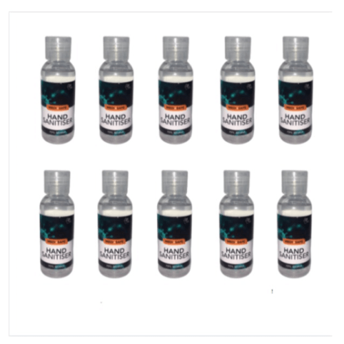 Hand Sanitizer 50ml 70% Alcohol Medi-Safe 10 Pack - Light Market