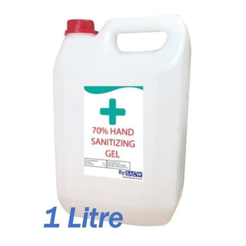 Hand Sanitizer Gel 70% Alcohol 1L SACW - Light Market