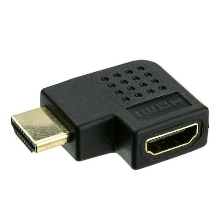Hdmi Male to Female 90 Degree Adaptor - Light Market