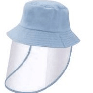 Kids Hat With Visor - Light Blue - Light Market