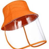 Kids Hat With Visor - Orange - Light Market
