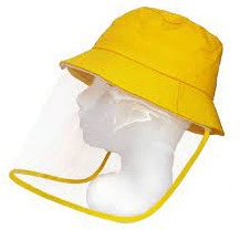 Kids Hat With Visor - Yellow - Light Market