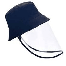 Kids Hats With Visor-dark Blue - Light Market