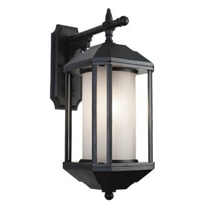 L519 Large Black Wall Lantern - Light Market