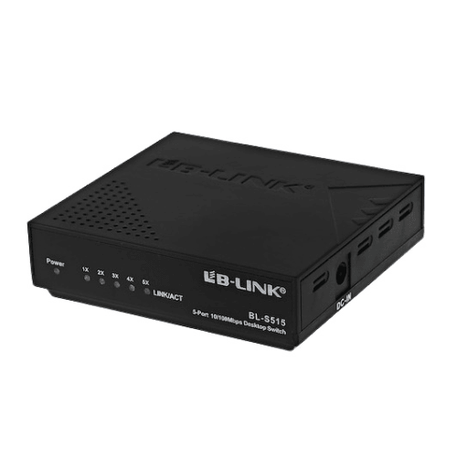 Lb Link 5 Port 10/100Mbps Desktop Switch - Model: BL-S515 - Light Market