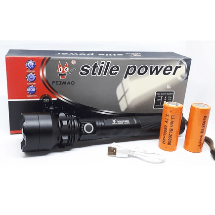 Led High Power Rechargeable Torch Feimao - Light Market