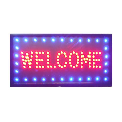 Led "Welcome" Sign - Light Market