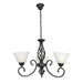 Metal Chandelier with Alabaster Glass CH374/3 - Light Market