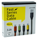 Micro USB 3.1A Fast Charging Braided Cable - Light Market