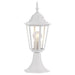 Outdoor Pillar Lantern White L322 Bright Star - Light Market