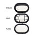 Oval 5.5w Led Wall Lamp 4000k Black IP67 BH047 - Light Market