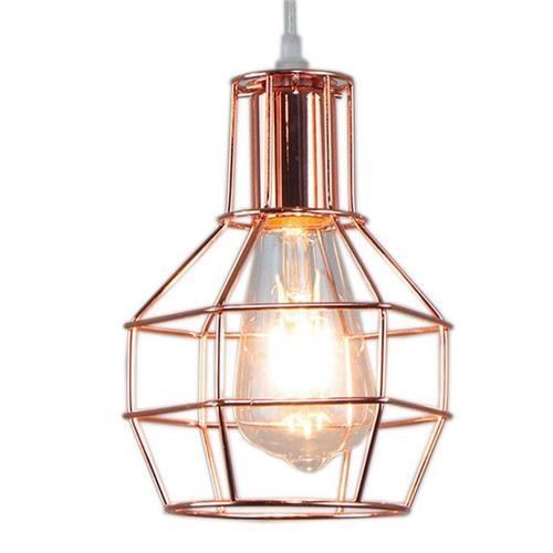 Pendant Light Cage Rose Gold 7489-1 - Light Market