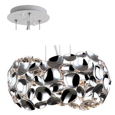 Pendant Metal 320mm Chrome RP239 - Light Market