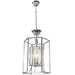 Polished Chrome Chandelier with Crystals CH088/3 CHROME Brightstar - Light Market