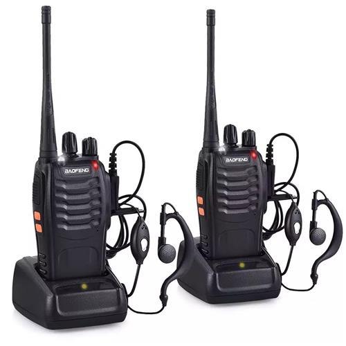 Professional Two Way Radio / Walkie Talkie - Pack of 2 - BF-888S - Light Market