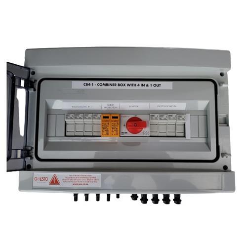 PVC Solar Combiner Box 4 in 1 out - Light Market