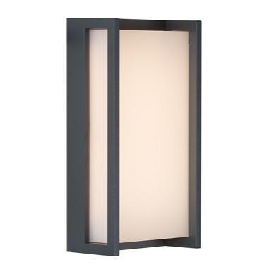 Qubo LED Outdoor Wall Light 18w Grey 3000k O541 - Light Market