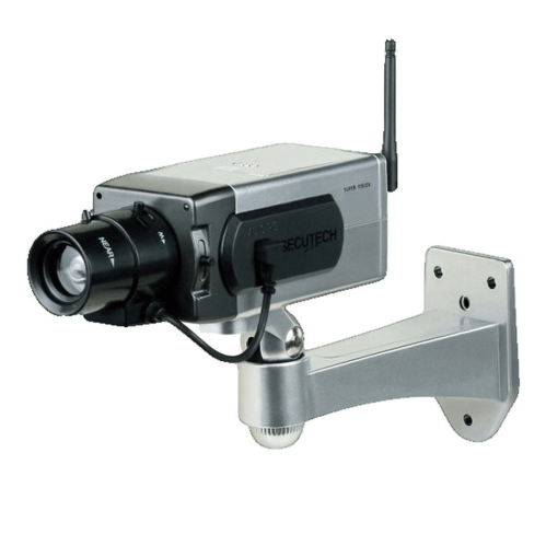 Realistic looking Wireless dummy Camera With Motion Detector - Light Market