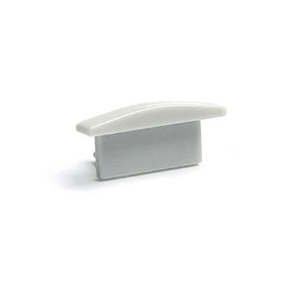 Recessed Channel End Caps - Per Pair - Light Market