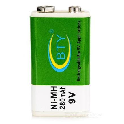 Rechargeable 9V Battery 280MAH GN-280 - Light Market