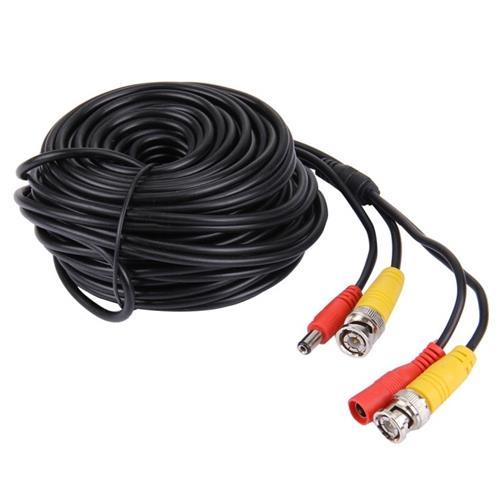 Rg59 CCTV Cable with BNC and Power connectors 30m - Light Market