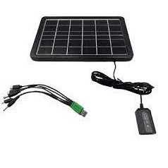 Solar Panel With 5 in 1 Mobile Charging Usb Cable Q-T45 Andowl - Light Market