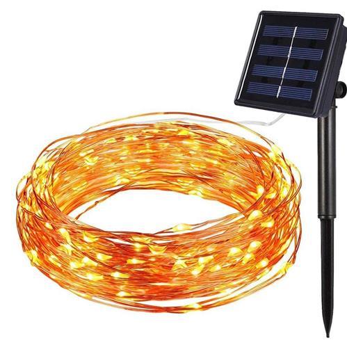 Solar Rechargeable Fairy Light 3000k IP65 20M - Light Market