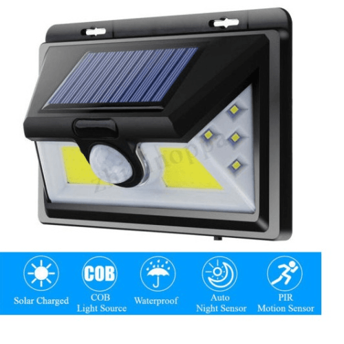 Solar Wall Lamp With Motion Sensor 1828B - Light Market