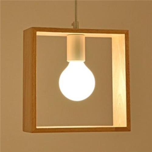 Square Wooden Dining Chandelier DRSA6003 - Light Market