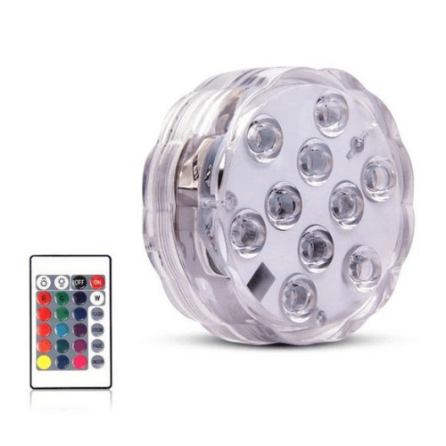 Submersible Rgb Led Light With Remote - Light Market