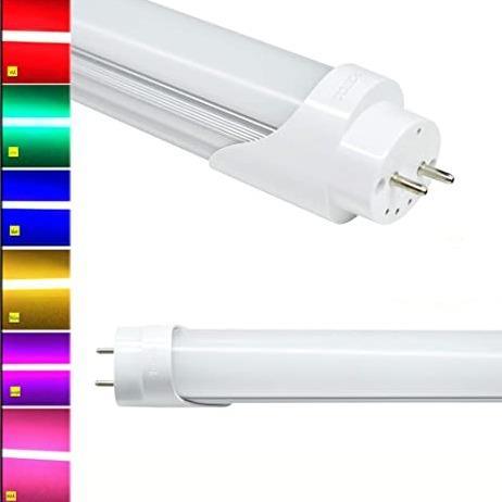 T8 4FT 18W Led Aluminium Tube 2 Sided Pink/Purple - Light Market