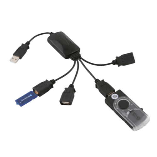 Usb 4 Port Hub - Cabled - Light Market