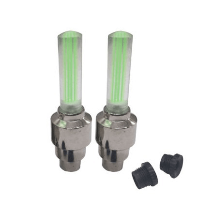 Valve Stem Fireflys (2pc Set - Green) - Light Market